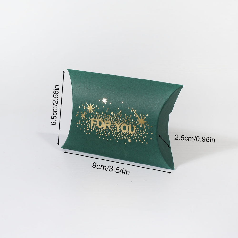 10pcs for You Pillow Gift Boxes with Golden Foil Star